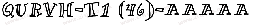 QURVH-T1 (46)字体转换